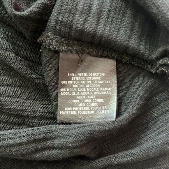 Anthropologie Meadow Rue Tayrona Lace Front Top Black XS Boho Whimsigoth Fairy - Picture 7 of 8